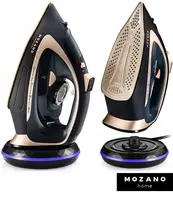 Безпровідна праска Mozano Ultimate Smooth 2600 Вт Gold з керамічним покриттям та вертикальним прасуванням