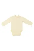 Детский боди универсальный GABBI BD-23- 7 Желтый р.68 (13797)