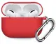 Силиконовый чехол с карабином для Apple Airpods Pro, Разные цвета