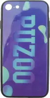Чохол-накладка PUZOO Glass Printing with TPU Visions iPhone 7/8/SE 2020 Purple