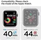 Чехол Spigen для Apple Watch SE / 6 / 5 / 4 (40mm) - Thin Fit, Metallic Blue (ACS02226)
