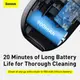 Пылесос мини Baseus Desktop Capsule Vacuum Cleaner C2 |1000Pa, 900mAh, 20min| (CRXCQC2-02)