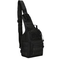 Сумка тактическая военная Molle 9220 20х28х12 см черная