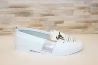 Слипоны женские белые Т1093 39