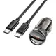 Адаптер автомобильный HOCO Sight single port car charger Z53 (Type-C to Type-C set) |1Type-c, PD/QC, 30W/3A|