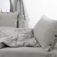 Постельное белье Lotus Home Washed cotton - Daften antracite полуторный