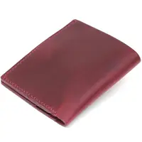 Женское матовое кожаное портмоне Shvigel 16478 Вишневый
