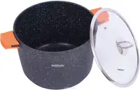 Каструля з мармуровим антипригарним покриттям на 5.7 л Bohmann BH-7351-24