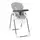 Стульчик для кормления Lorelli DULCE cool grey leather