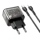 Адаптер сетевой HOCO Type-C to Lightning cable Dazzling dual-port N34 |1USB/1Type-C, 20W/3A, PD/QC|