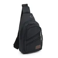 Мужской рюкзак через плечо Monsen C1MY1872bl-black