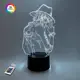 3D ночник "Портгас Д. Эйс" (УВЕЛИЧЕННОЕ ИЗОБРАЖЕНИЕ)+пульт ДУ + сетевой адаптер + батарейки (3ААА) 3DTOYSLAМР