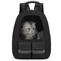 Рюкзак-переноска для котів та собак 41х32х19 CosmoPet CP-36 Black