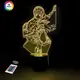 3D ночник "Юнь Цзинь" (УВЕЛИЧЕННОЕ ИЗОБРАЖЕНИЕ) GENSHIN IMPACT 16 цветов + пульт ДУ 3DTOYSLAMP