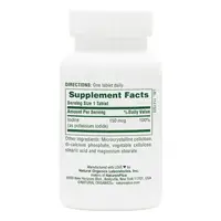 Витамины и минералы Natures Plus Potassium Iodide 150 mcg, 100 таблеток