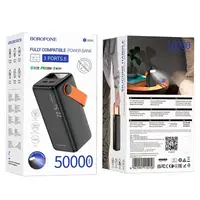 УМБ Borofone Magnifico fully compatible power bank bj66a 50000mAh |2USB/Type-C, PD/QC, 22.5W|