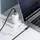 Кабель HOCO Type-C to Type-C Lord digital display charging data cable U148 |1.2m, 5A, 240W|