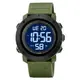 Часы наручные мужские SKMEI 2122AGWT ARMY GREEN-WHITE, армейские часы противоударные. Цвет: зеленый