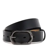 Женский кожаный ремень Borsa Leather CV1ZK-052wide-black