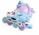 Роликовые коньки Best Roller 11-04 М колеса PU светятся. Multicolor (размер 34-38) (186965)