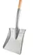 Лопата совковая MASTERTOOL с черенком и ручкой, 225х275х490 мм, 1200 мм (14-6269)