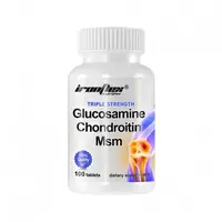 Препарат для суставов и связок IronFlex Triple Strength Glucosamine + Chondroitin + MSM, 100 таблеток