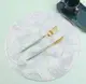 Салфетка сервировочная 5457 38 см серебристая