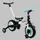Велосипед-трансформер дитячий 10" "Best Trike" батьківська ручка, знімні педалі. Black (105225)