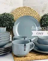 Сервіз столовий Ardesto Bagheria Grey AR0012GREY/2 12 сірий предметів