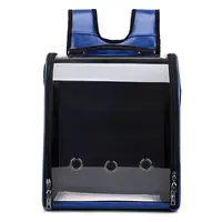 Рюкзак для перенесення з прозорою стінкою CosmoPet CP-23 для котів та собак Blue