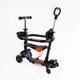 Самокат 5 в 1 Best Scooter, PU колеса с подсветкой. Black (163305)