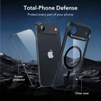 Чохол + скло ESR для iPhone 17 Air - Classic Hybrid MagSafe + Glass, Clear/ Black (289044)