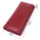 Элегантный кошелек у два сложения из натуральной кожи ST Leather 23065 Бордовый