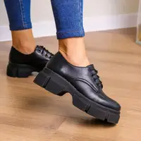 Броги женские Fashion Wind 3241 40 размер 25,5 см Черный