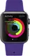 Ремешок UWatch Silicone Strap for Apple Watch 42/44 mm Deep Purple