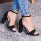 Женские босоножки Fashion Prominent 3106 39 размер 25 см Черный
