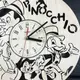 Бесшумные детские настенные часы из дерева «Пиноккио»