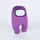 Мягкая игрушка Weber Toys космонавт Among Us 20см фиолетовый (WT6675)