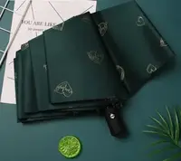 Мини-зонт складной Зеленое сердце 7840 95 см