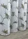 Тюль (3х2.5м.) батист, коллекция "Flora". Цвет белый с хаки. Код 1906т 42-1125