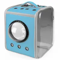 Рюкзак - переноска для кошек и собак 39х30х34 CosmoPet CP-28 Blue
