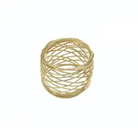 Кільце для серветок OLens Золоте кільце DL21012692-1 3.6х4.2 см