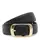 Женский кожаный ремень Borsa Leather CV1ZK158-goldblack