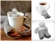 Силиконовый заварник для чая - Mr. Tea, серый