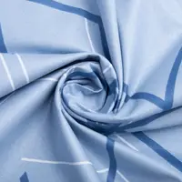 Тканина бязь ранфорс для постільної білизни 2,4 м 3.28816/35 Графіті блакитний