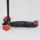 Самокат детский пластмассовый с алюминиевой трубкой руля + 4 колеса Black/Red (74310)