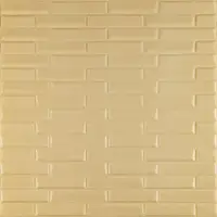 3D панель самоклеющаяся кладка желто-песочная 700x770x7мм (032) SW-00000010