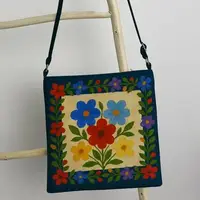 Сумка женская Taystra Квіти у квітковій рамці 30x29 см (TAI_25L021)