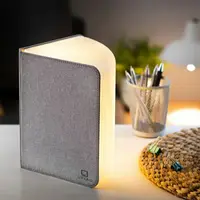 Светильник-книга на аккумуляторе LARGUE URBAN Gingko (Англия), серый