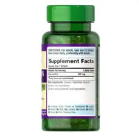 Натуральна добавка Puritan's Pride Soy Lecithin 520 mg, 100 капсул